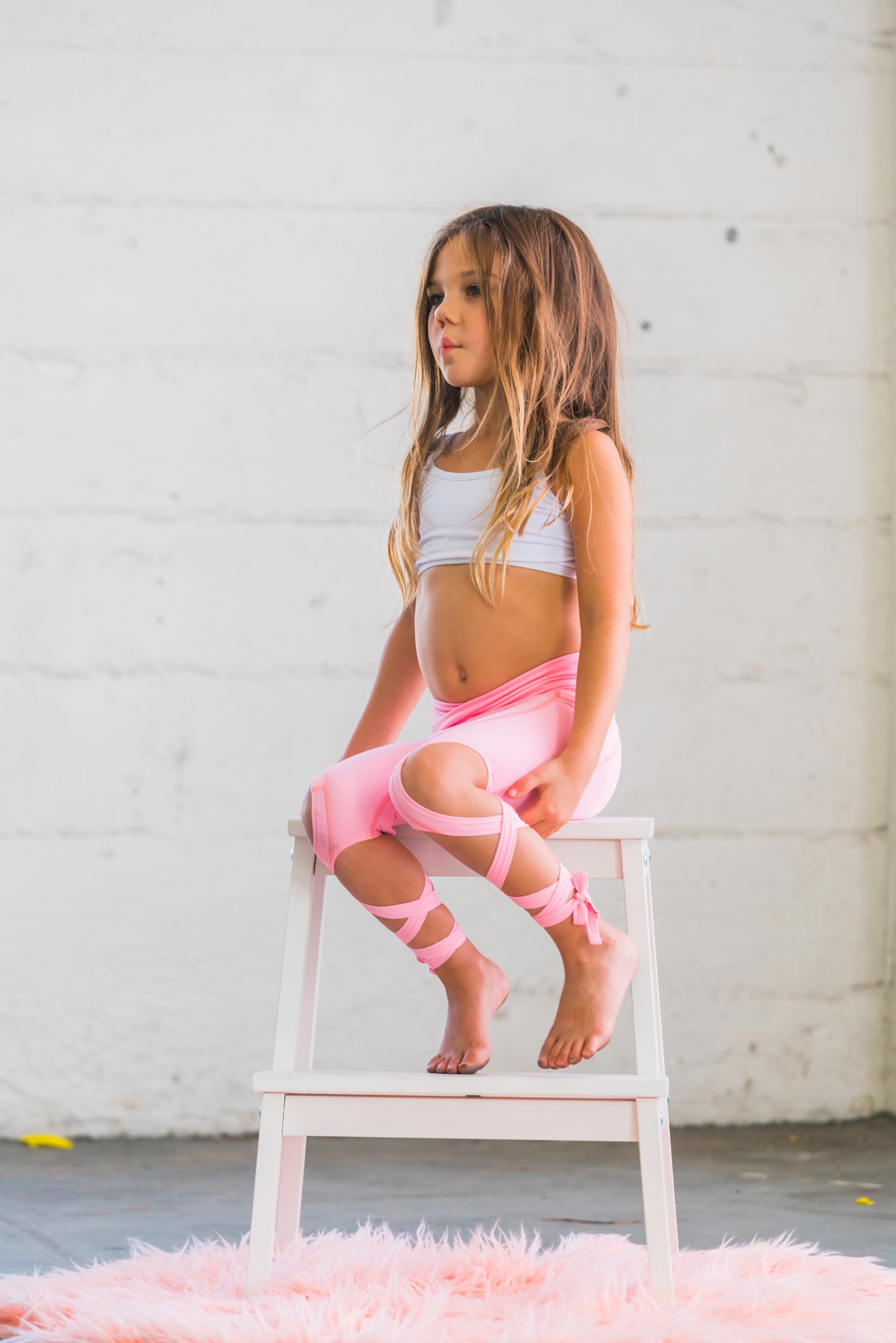 Coral Pink Flexi Dancer Leggings Kids and Minis – Flexi Lexi Fitness